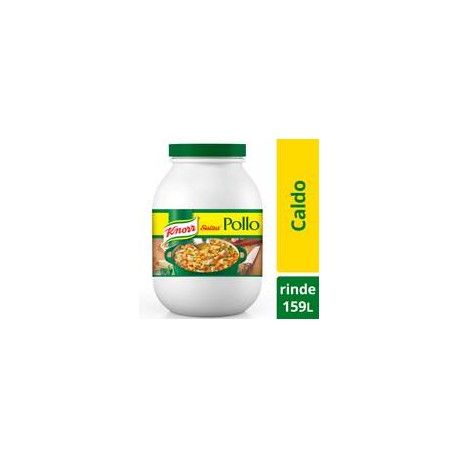 Media Caja Caldo de Pollo Knorr Suiza Tarro 3.5K/3P-DespensasyMas- Alimentos y Despensa